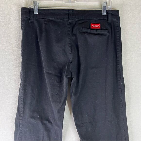 Dickies Pants‎ Juniors Women’s Black Straight Leg Work Stretch Pants 15 - Picture 6 of 8